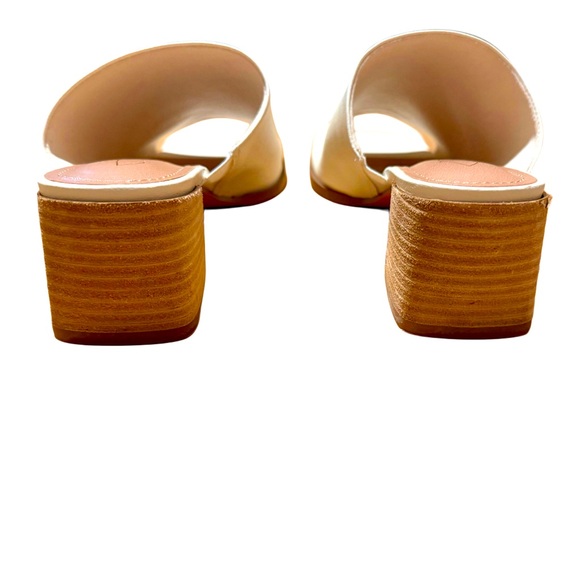 NWT Joie Off White Slip On, Block Heel Mule Size 8.5 - Picture 3 of 6